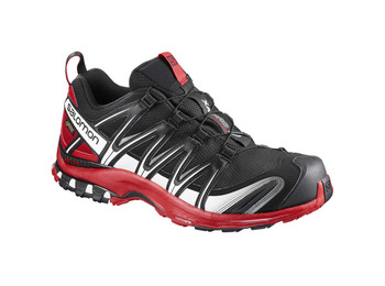 Sapato Salomon XA PRO 3D GTX preto / branco / vermelho