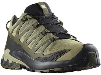 Tênis de corrida Salomon XA Pro 3D V9 GTX verde oliva