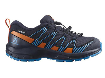 Sapato Salomon XA Pro V8 CS WP J Marinho/Laranja