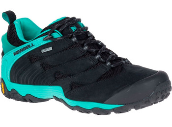 Merrell Chameleon 7 GTX W Shoes Preto / Aquamarine