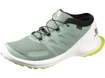 Sapatos verdes Salomon Sense Flow GTX