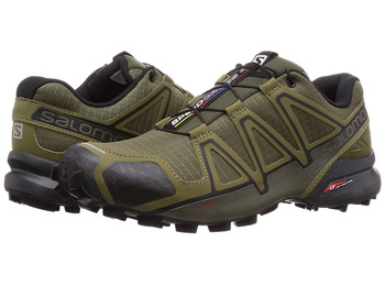 Tênis Salomon Speedcross 4 cáqui / preto