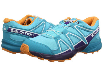 Sapatos Salomon Speedcross J Turquesa / Roxo / Laranja