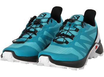 Sapatos Salomon Supercross W azul celeste