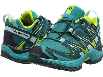 Sapatos Salomon XA PRO 3D CS WP K Turquesa / Lima