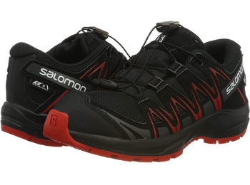 Sapatos Salomon XA PRO 3D CSWP J preto / vermelho