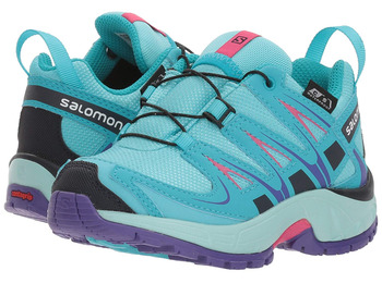 Sapatos Salomon XA Pro 3D CSWP K Turquesa / Fúcsia