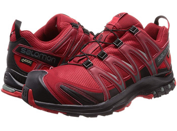 Sapatos Salomon XA PRO 3D GTX vermelho escuro / preto