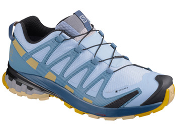 Sapatos Salomon XA PRO 3D GTX V8 W azul / mostarda