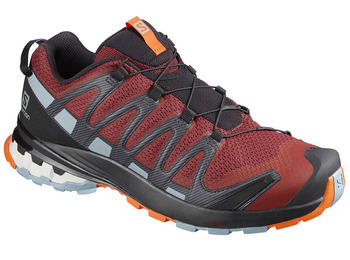 Sapatos Salomon XA PRO 3D V8 vermelhos