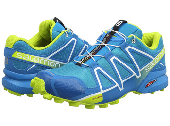Salomon Speedcross 4 Sapatos Azul / Branco / Lima