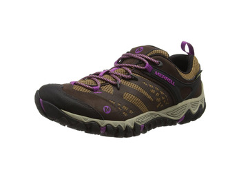 Merrell All Out Blaze Vent GTX W marrom / ocre / sapato fúcsia