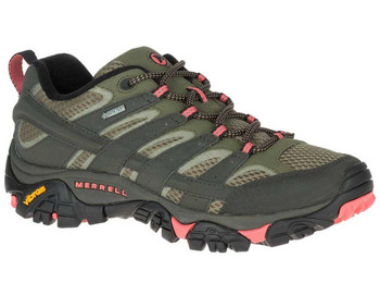 Sapato Merrell Moab 2 GTX W Olive / Coral