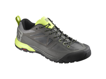 Salomon X Alp Spry sapato cinza / limão