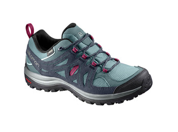 Salomon Ellipse 2 GTX W Sapato cinza esverdeado / marinho