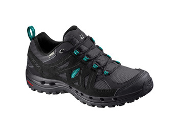 Sapato Salomon Ellipse 2 GTX Surround W Preto / Turquesa