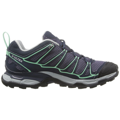 Salomon X Ultra Prime W Navy / Cobalto / Sapato Verde