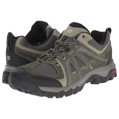 Salomon Evasion Aero Shoe Green / Forest