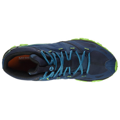 Bota Merrell Grassbow Mid Sport GTX azul escuro / verde