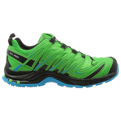 Sapato Salomon XA PRO 3D GTX Verde / Preto / Azul