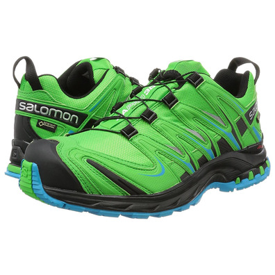 Sapato Salomon XA PRO 3D GTX Verde / Preto / Azul