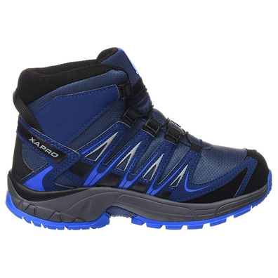 Bota Salomon XA PRO 3D MID CSWP J Marino / Azul / Negro