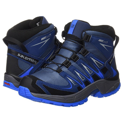 Bota Salomon XA PRO 3D MID CSWP J Marino / Azul / Negro