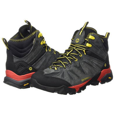 Bota Merrell Capra Mid GTX cinza / amarela