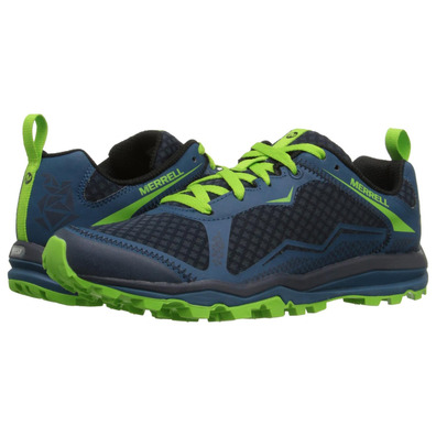 Merrell All Out Crush Light Sapato Azul / Verde