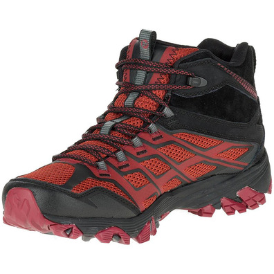 Bota Merrell Moab FST Mid GTX Teja / Cinza / Preta