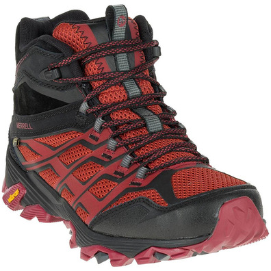 Bota Merrell Moab FST Mid GTX Teja / Cinza / Preta