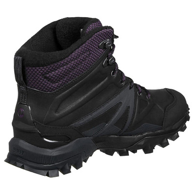 Bota Merrell Capra Glacial Ice Mid WTPF W Negro / Gris / Morado