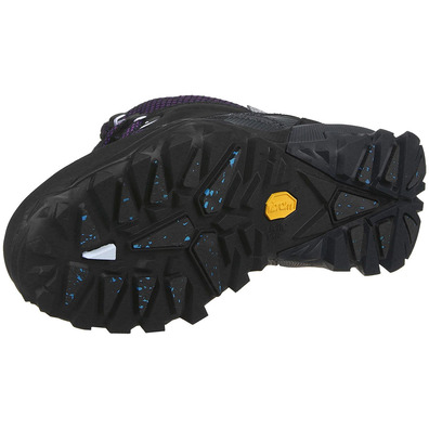 Bota Merrell Capra Glacial Ice Mid WTPF W Negro / Gris / Morado