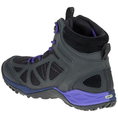 Bota Merrell Siren Q2 Sport Mid W GTX preta / violeta