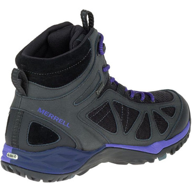 Bota Merrell Siren Q2 Sport Mid W GTX preta / violeta