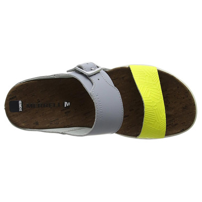 Sandalia Merrell Around Town Slide W Gris / Amarillo