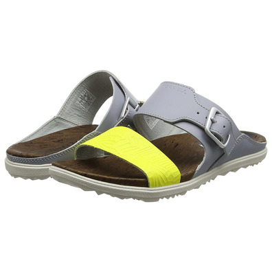 Sandalia Merrell Around Town Slide W Gris / Amarillo