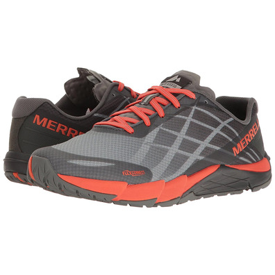 Sapato Merrell Bare Access Flex W cinza / laranja