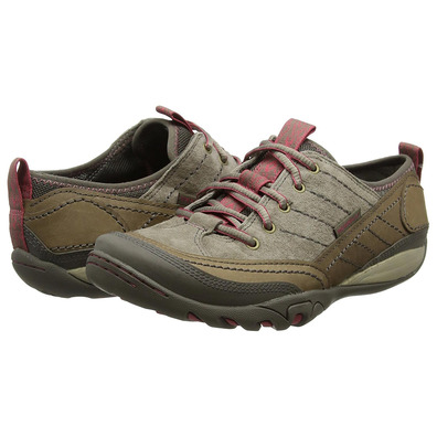 Merrell Mimosa Quinn Lace LTR W sapato camelo / marrom / rosa