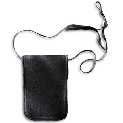 Bolsa de ombro preta Tatonka Skin Neck Pouch