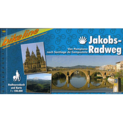 Bikeline Jakobs-Radweg 1: 100.000