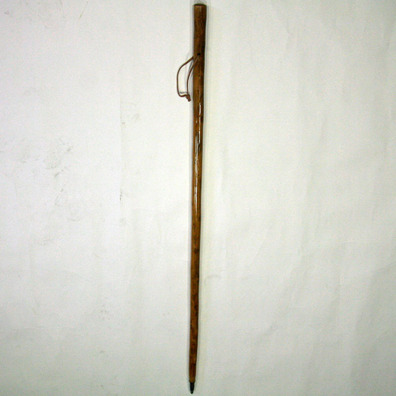 Cajado de peregrino, menino castanho claro