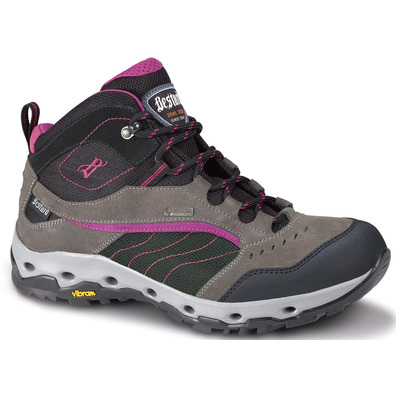 Bota Bestard Space MID GTX W cinza/rosa/preto