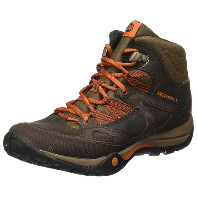 Bota Merrell Azura Lapis Mid WTPF W marrom / laranja