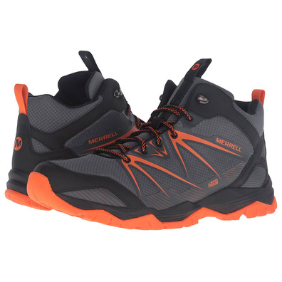 Botas Merrell Capra Rise Mid WTPF Gris / Naranja