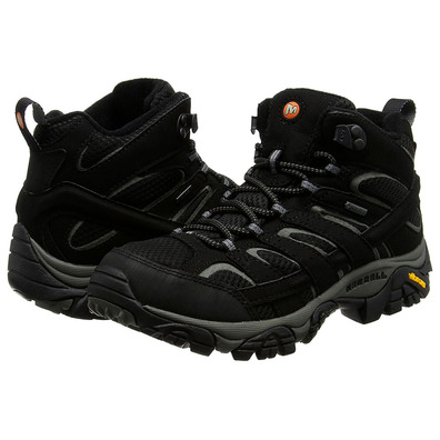 Botas pretas Merrell Moab 2 Mid GTX W