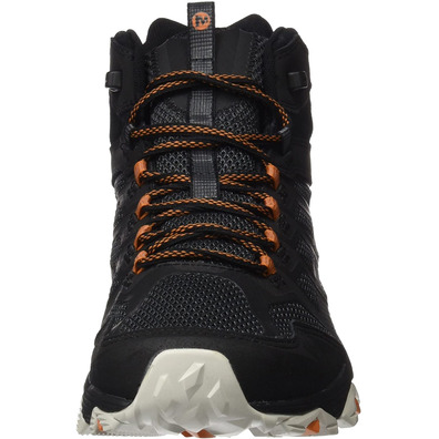 Bota Merrell Moab FST Mid GTX preta / laranja