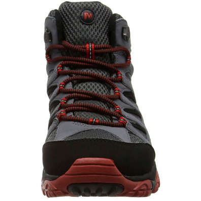 Botas Merrell Moab Mid GTX cinza / preto / vermelho