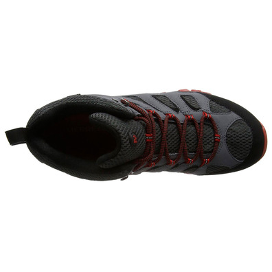 Botas Merrell Moab Mid GTX cinza / preto / vermelho