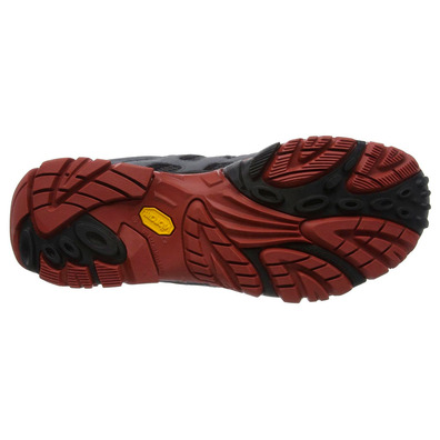 Botas Merrell Moab Mid GTX cinza / preto / vermelho